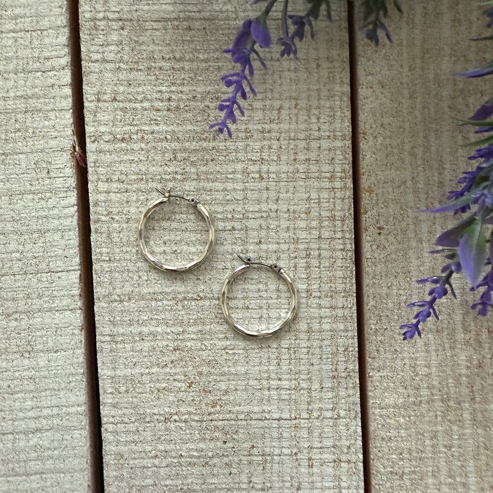 Sterling Silver Hoop Earrings